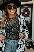 Load image into Gallery viewer, Checker Ghost Cardigan