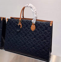 Load image into Gallery viewer, Just Stunning two tone embossed Tote