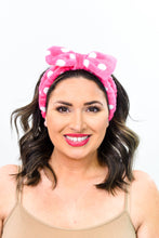 Load image into Gallery viewer, Fluffy Polka Dot Headband
