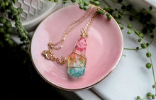 Load image into Gallery viewer, Necklace Natural Stone Geometric Stone
