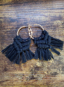 Sheena Macrame Earrings