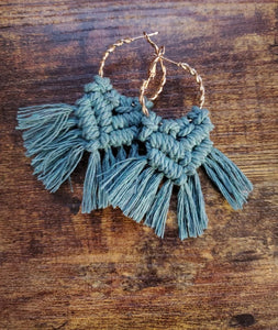 Sheena Macrame Earrings