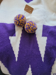 Pom Pom Earings