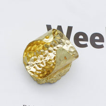 Load image into Gallery viewer, Gold Druzy Adjustable Ring
