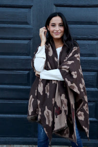 Brown Leopard Cape