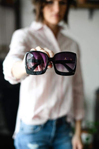 Cloeen Oversized Gradient Sunglasses