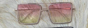 Pink ombre & AB stone sunnies