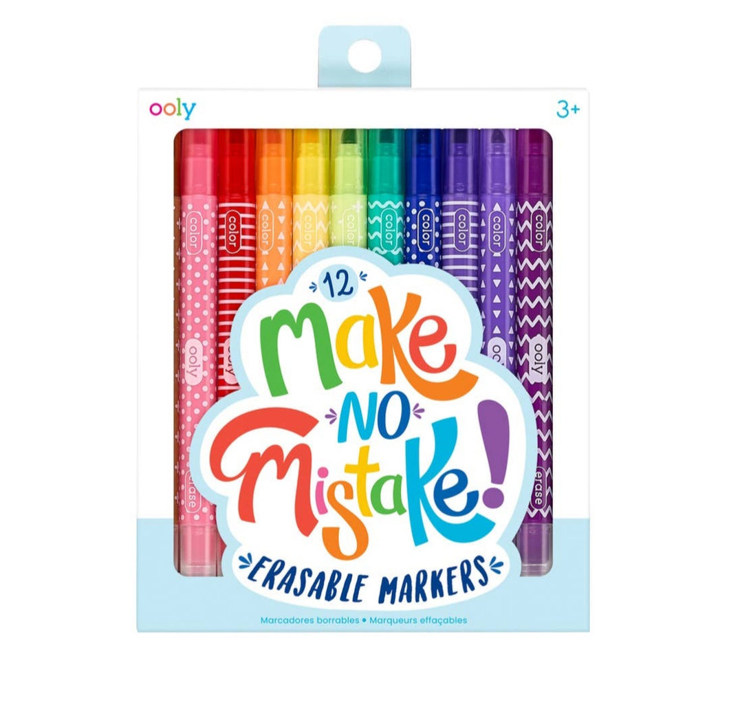 Make No Mistake Erasable Markers