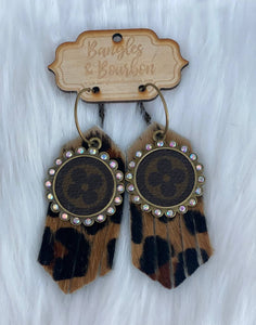 Beautiful Cowhide Dangles