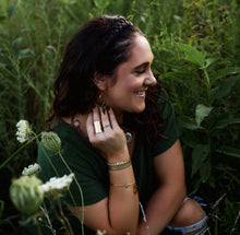 Load image into Gallery viewer, Hammered Cigar Rings
