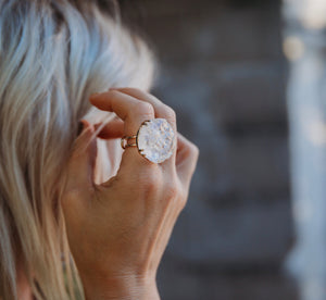 Clear Quartz Ring