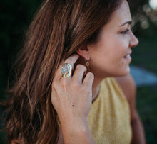 Load image into Gallery viewer, Druzy Statement Ring - Champagne
